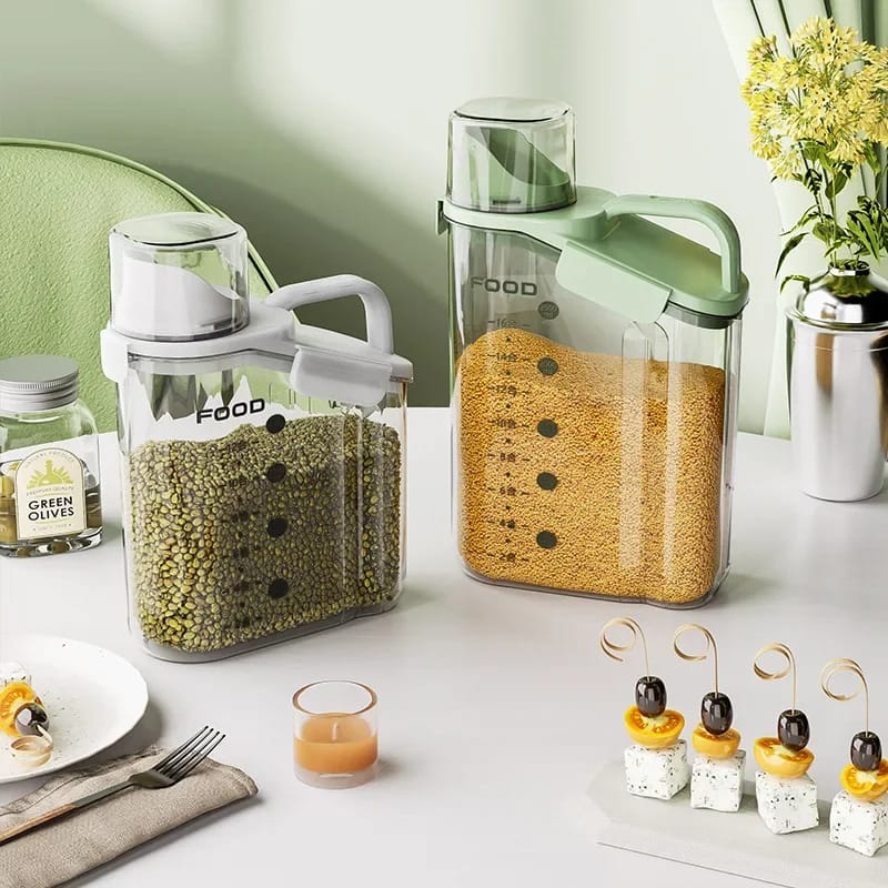 Transparent Sealed Storage Jar - All-In-One Store Pakistan