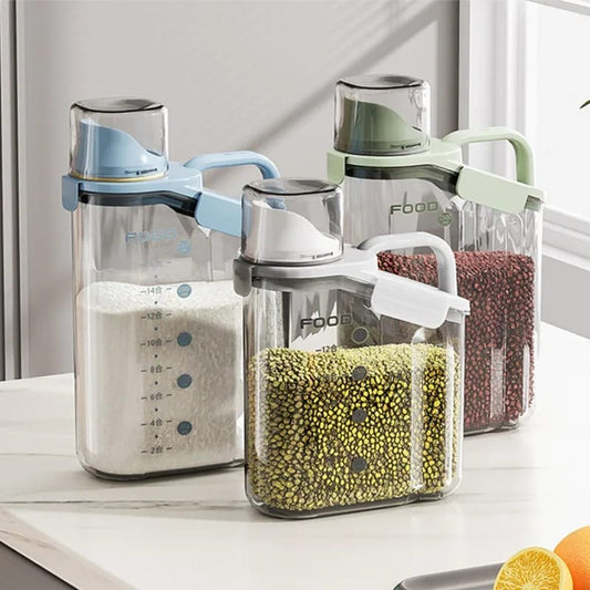 Transparent Sealed Storage Jar - All-In-One Store Pakistan