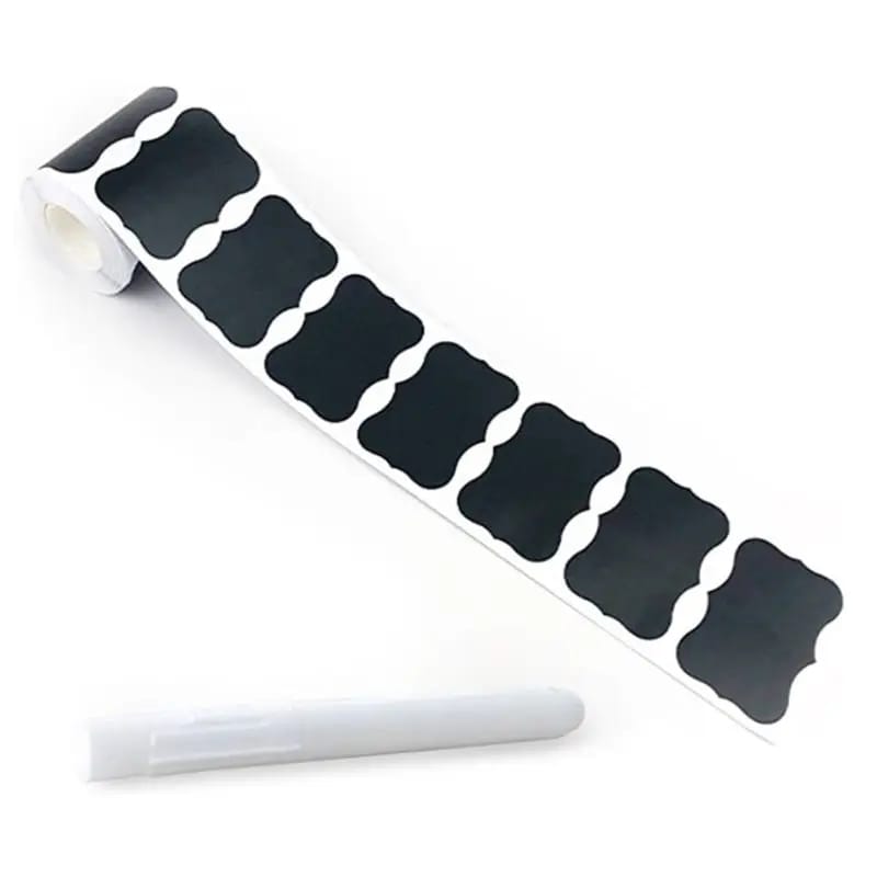 Wavy Shape Chalkboard Sticker With Pen - All-In-One Store Pakistan